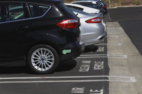 Typically, around half of Clean Air Vehicle parking spaces are not used.