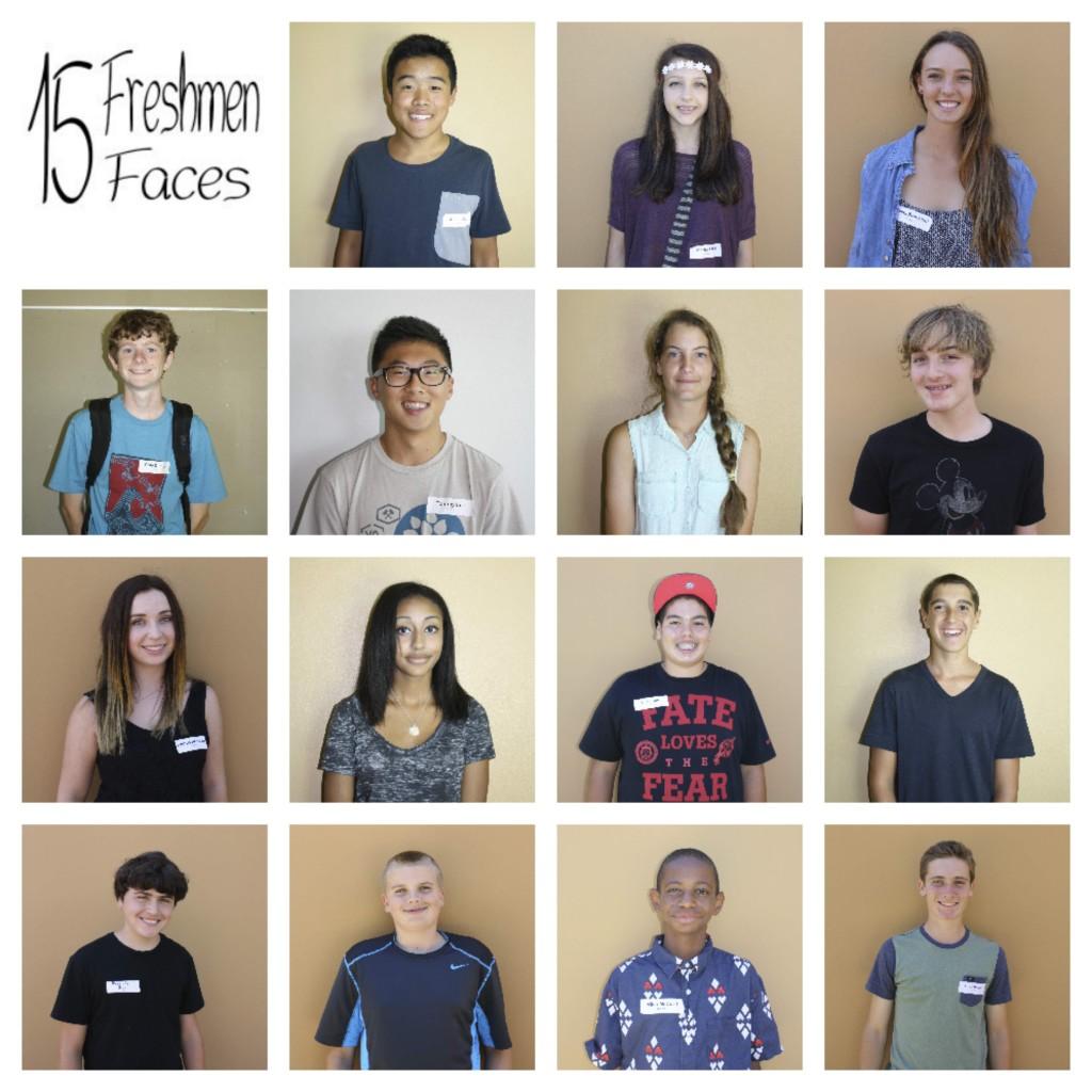 15 Freshmen Faces