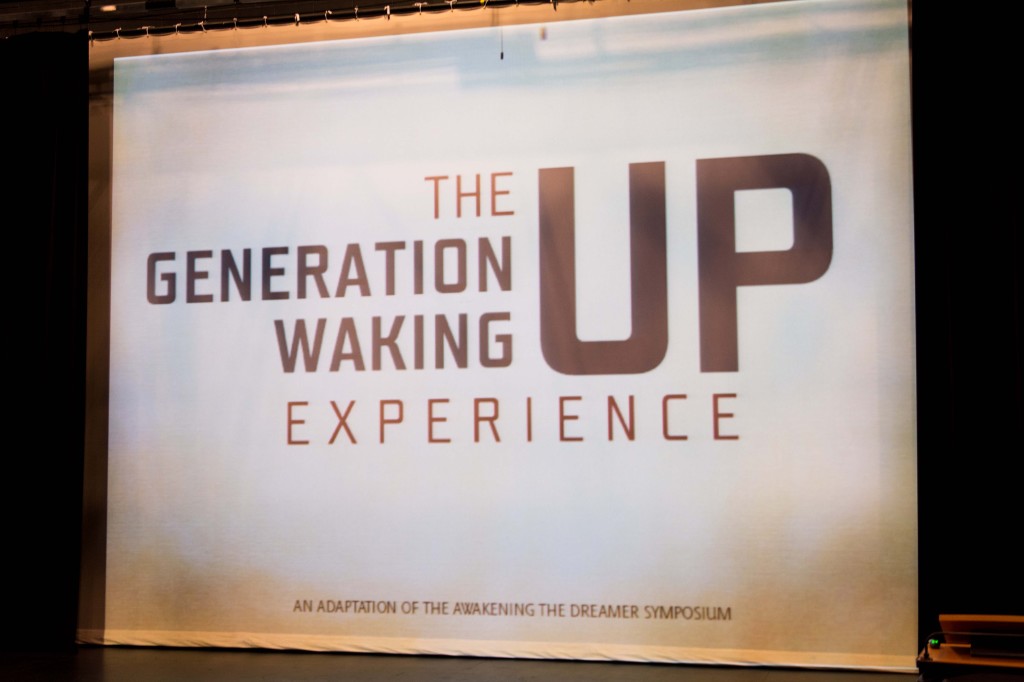 Generation Waking Up was presented for the Juniors Service Learning on Wednesday October 2, 2013. Photographer: Kellen Ochi