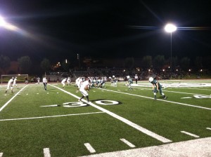Varsity football's senior night home game against CCHS Downey. November 1 2013. Photographer: Steven Du