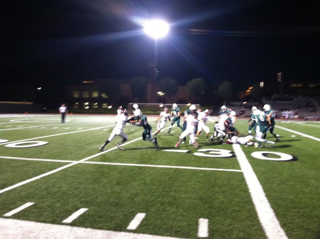 Varsity footballs senior night home game against CCHS Downey. November 1 2013. Photographer: Steven Du