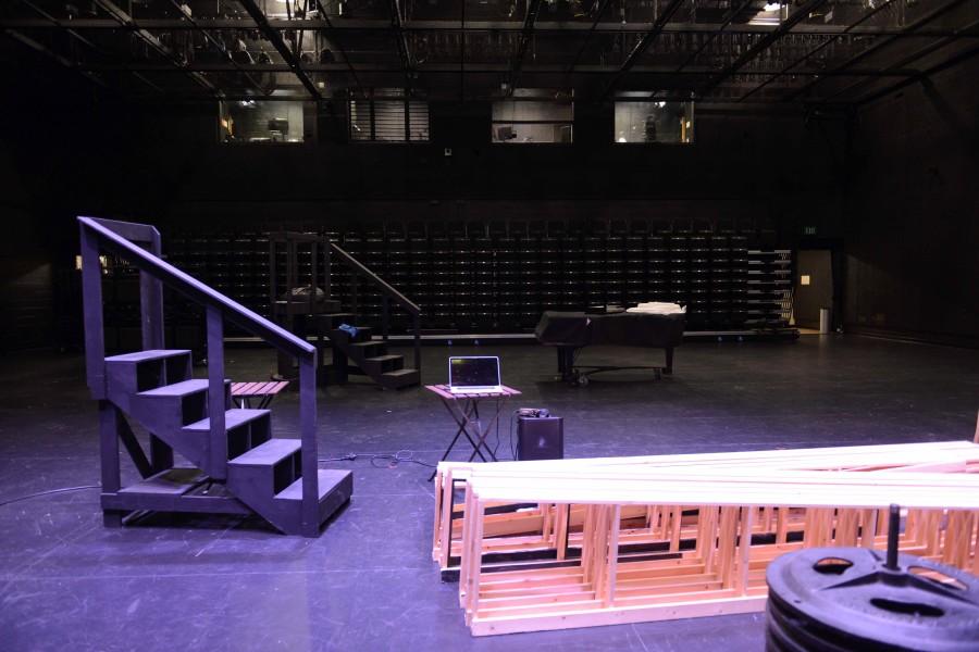 The Studio prepares Black Box Theater for the school year on Aug. 21.