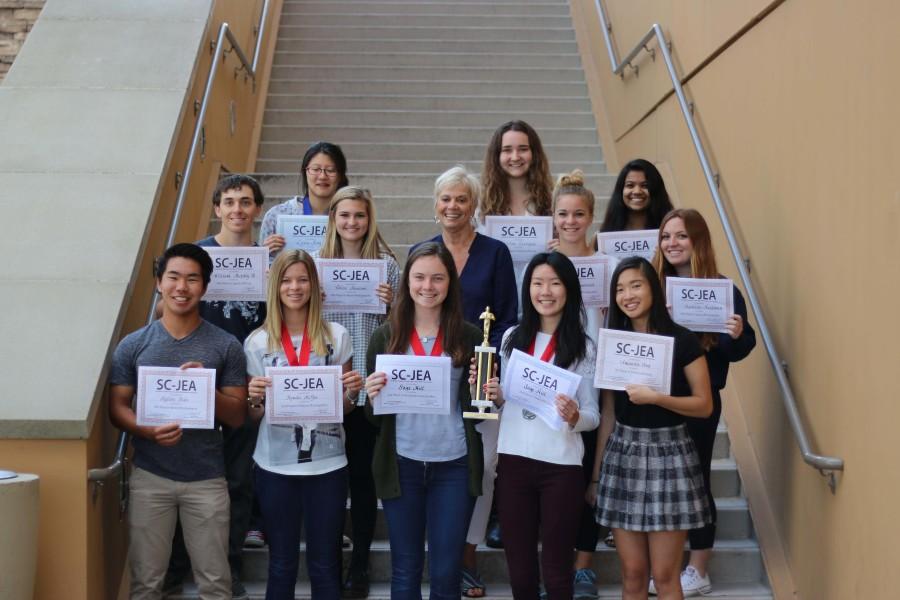 Publications Staff Wins 12 Awards at State Competition