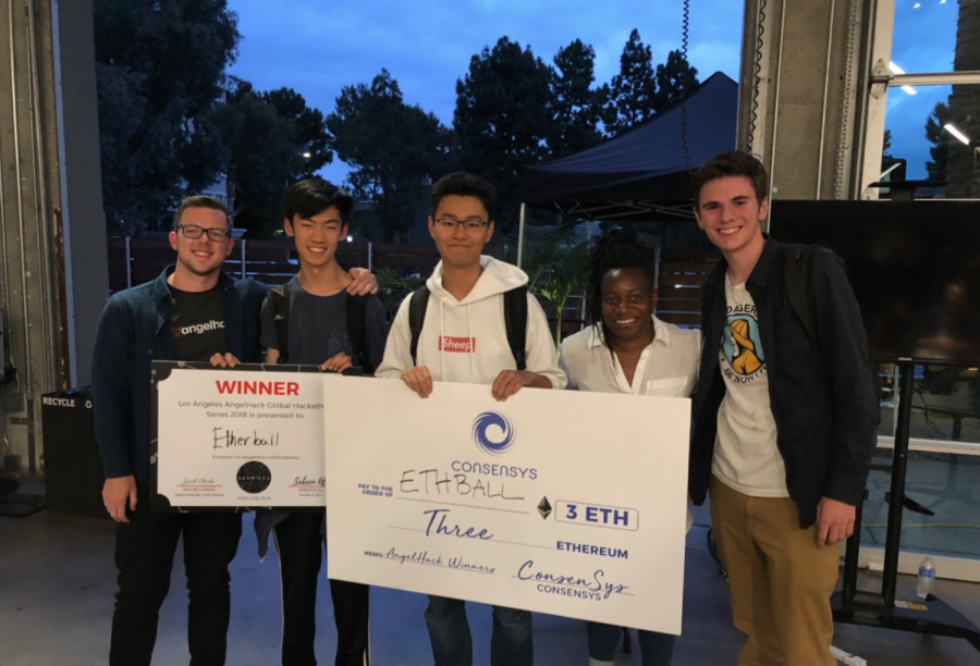 The Dime team won the Los Angeles Hackathon regional, and moved their company forward to the International Competition in November