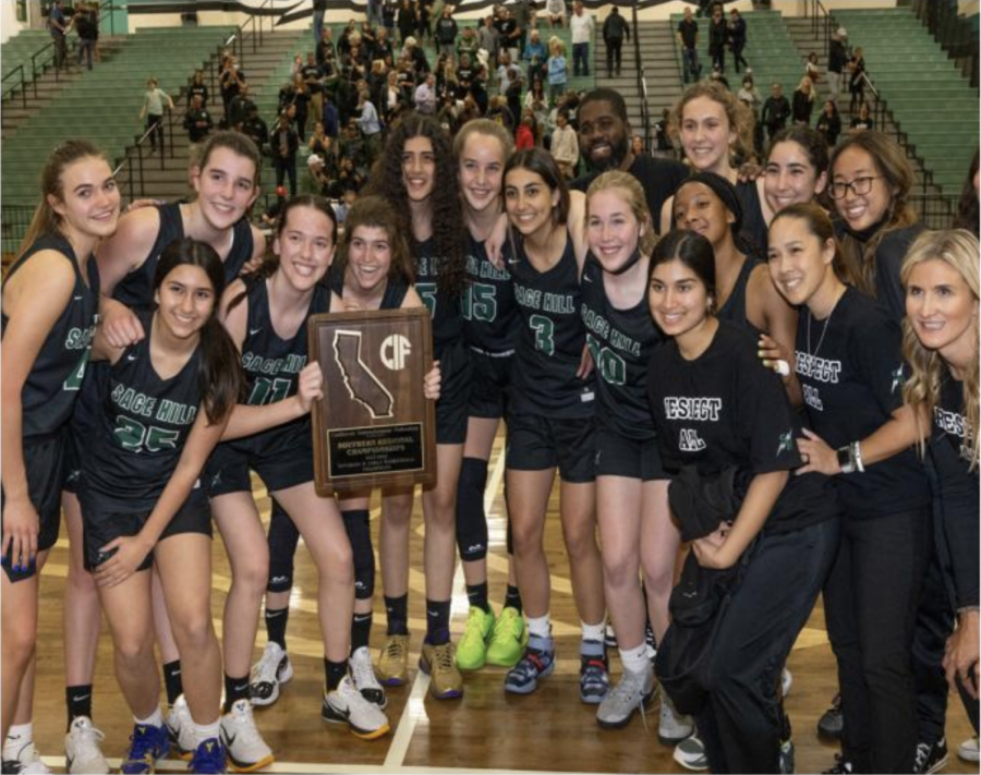The+girls+varsity+basketball+team+won+the+CIF+SoCal+Regional+Finals+on+March+8