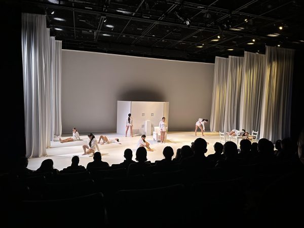 Synergy Dance Ensemble opens the Big White Room show in the Kazu Fukuda Black Box Theater.