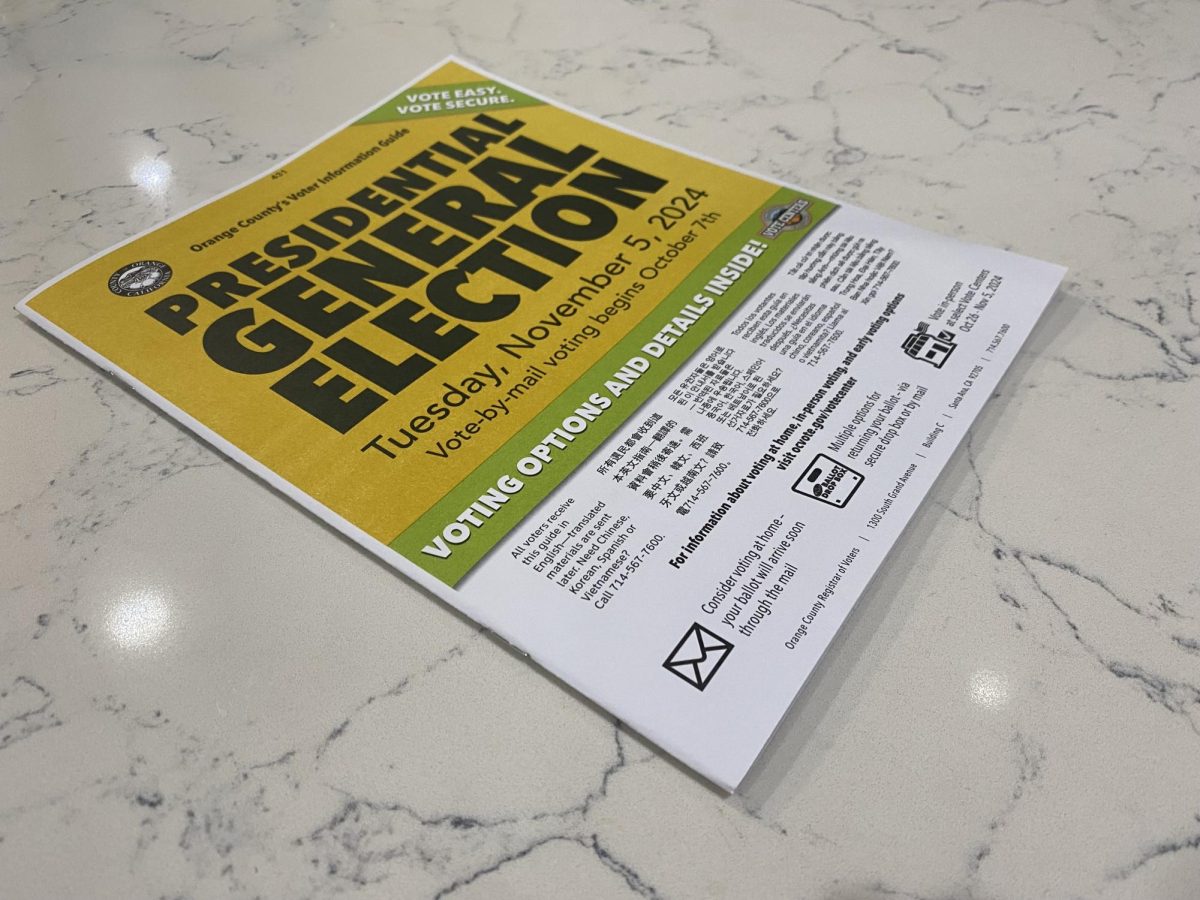 A 2024 General Election voter guide issued by the Orange County Registrar of Voters.